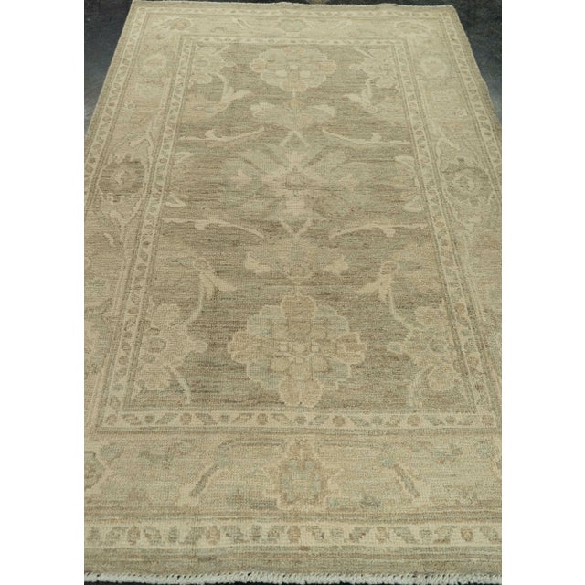 Oushak Rug 3'2" x 4'11" #21367 Explore a curated collection of hallway runners, wool rugs, and handmade masterpieces at ,...