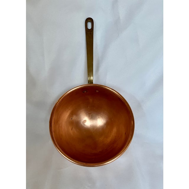 Vintage French Villedieu Copper Zabaglione/Custard Pan Chairish