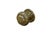 Neoclassical 9 Vintage Brass Neoclassical Ribbon & Reed Floral Medallion Drawer Pull For Sale - Image 3 of 13