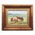 Framed Original Painting Landscape With Cows by Artist Valeriya Serova For Sale