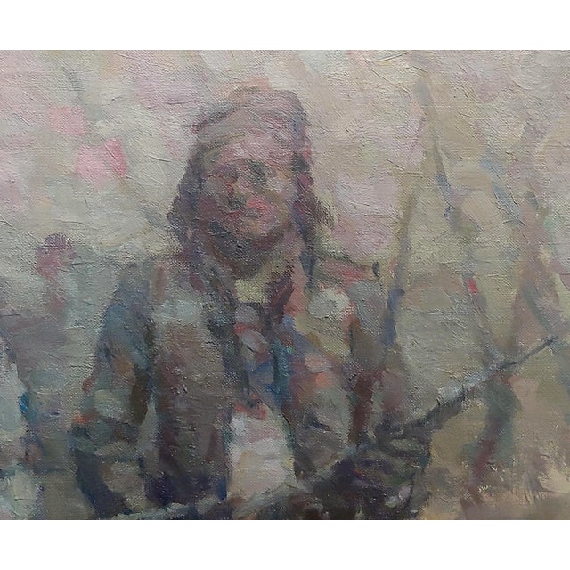 Stevan Kissel " Group of Apache Scouts u.s. Army 1866–1914" Oil Painting For Sale - Image 4 of 8