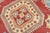 Textile Kazak Rug 5'8'' X 7'9'' Red Wool Geometric Hand-Knotted Oriental Carpet For Sale - Image 7 of 12