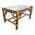 Mid 20th Century Mid 20th Century McGuire Furniture Faux Bamboo Rattan Coffee Table For Sale - Image 5 of 7