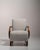 Mid 20th Century Jindřich Halabala Blue Wood Club Chairs For Sale - Image 9 of 11