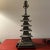 Japanese Vintage Japanese Cast Iron Pagoda Lamp For Sale - Image 3 of 10