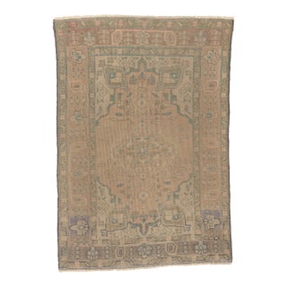 Vintage Persian Tabriz Rug, 03'03 X 04'08 For Sale