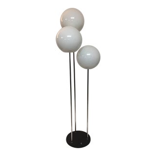 1970s Mid-Century Modern 3 Globe Floor Lamp For Sale