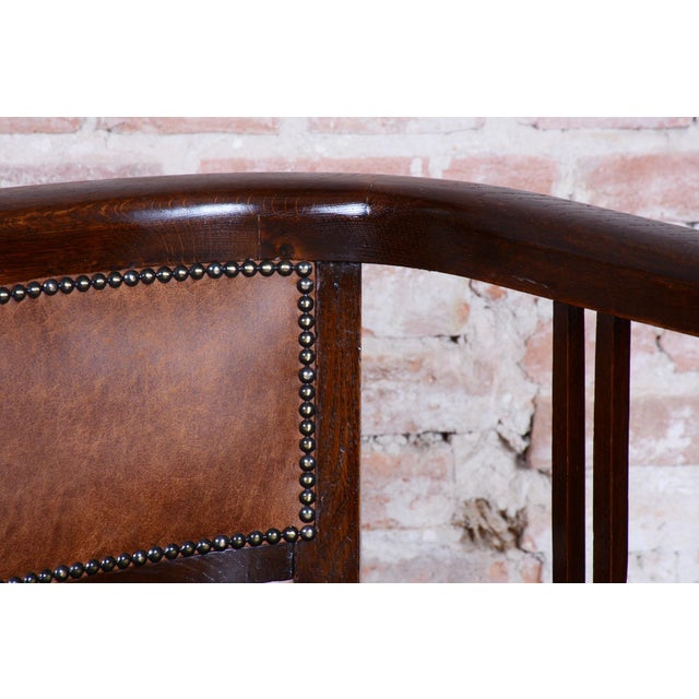 Art Deco Seating Set in Beech, Czech, 1920s, Set of 3 For Sale - Image 16 of 18