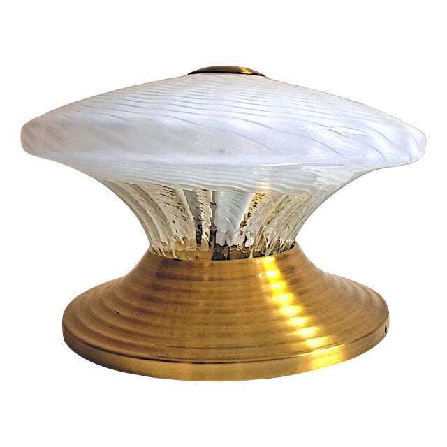 Murano Glass Table Lamp from Manifattura Di Murano, 1980s For Sale