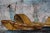 An uncommon pair of vintage hand-painted Chinese landscape panels, exceptionally well constructed from substantial solid...