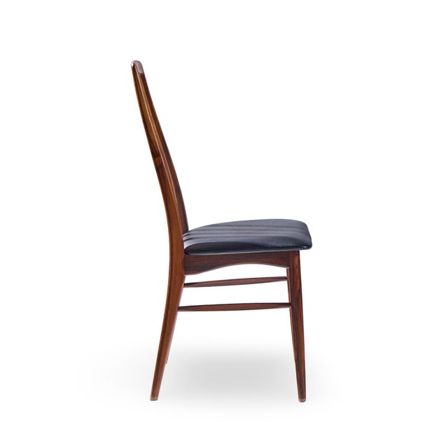Wood Niels Koefoed Eva Mid Century Danish Rosewood Dining Chairs - Set of 6 For Sale - Image 7 of 17