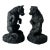 Vintage Plaster Bull and Bear Stock Market Bookends For Sale