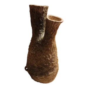 1960s Brutalist Sculptural Vase