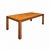 1970s John Richardson Parsons-Style Oak and Bookmatched Ash Banquet Dining Table For Sale - Image 4 of 13