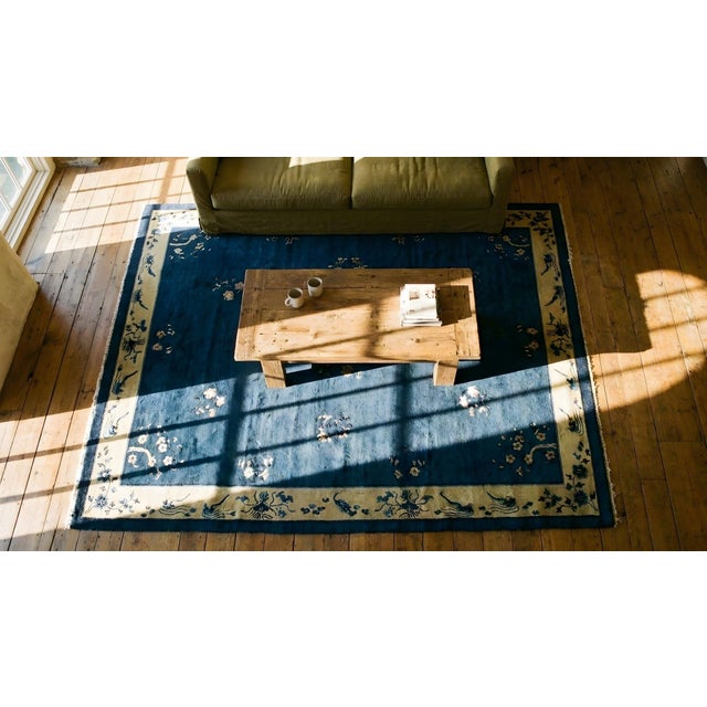 Early 20th Century Chinese Peking Carpet ( 9' x 11'4" - 275 x 345 ) For Sale - Image 9 of 9