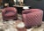 Mid-Century Modern Milo Baughman Style Swivel Club Chairs Platform Base - a Pair For Sale - Image 9 of 10