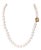 Akoya Pearl Necklace 14 Karat Yellow Gold Certified For Sale