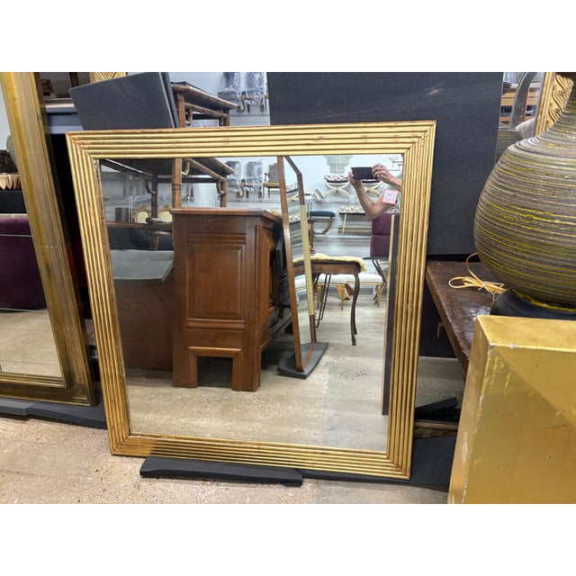 Early 19th Century Early 19th Century French Louis XVI Style Giltwood Mirror For Sale - Image 5 of 11