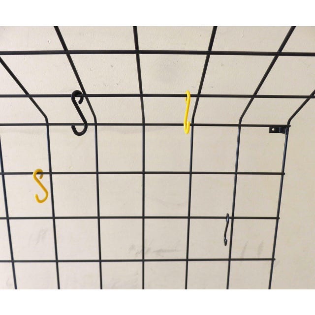 Black String Coat Rack by Karl Fichtel for Drahtwerke Erlau, 1950s For Sale - Image 10 of 18