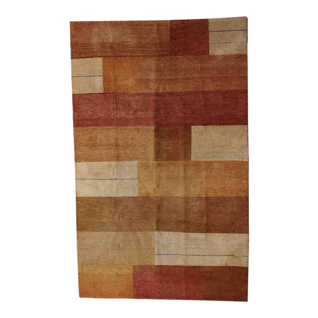 1980s Handmade Persian Gabbeh Rug For Sale