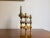 Wood Mid-Century Quist Brass Candleholders, Set of 4 For Sale - Image 7 of 7