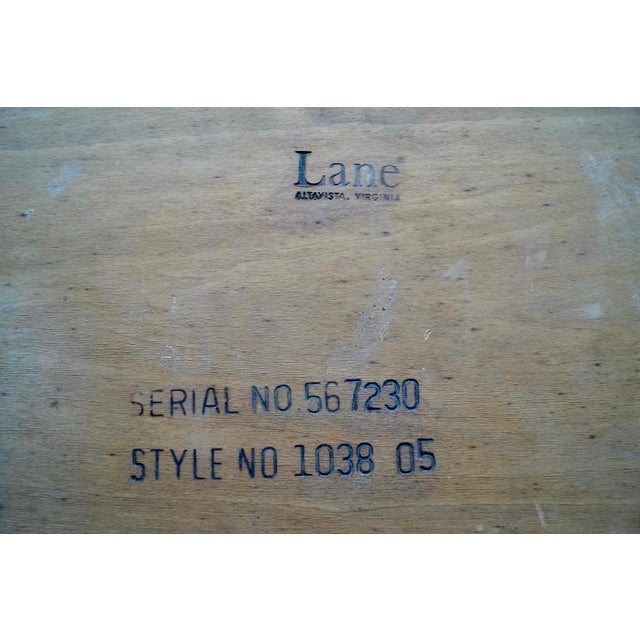 1960’s Mid-Century Modern Walnut End Table by Lane Furniture For Sale - Image 12 of 12