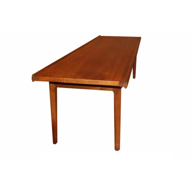 Bassett Furniture Mid Century Kipp Stewart Drexel Coffee Table Bench For Sale - Image 4 of 12
