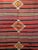 Textile Vintage Handwoven Kilim Rug, Wool, Southwestern Design, Turkey, 1950s, 6' x 11' For Sale - Image 7 of 14
