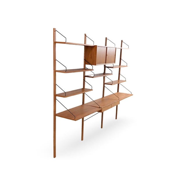 Brown Mid-Century Modern Bookshelf from Poul Cadovius For Sale - Image 8 of 8