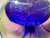 Mid 20th Century Correia Art Glass Signed Iridescent Pulled Feather Vase Cobalt Blue Purple For Sale In Atlanta - Image 6 of 7