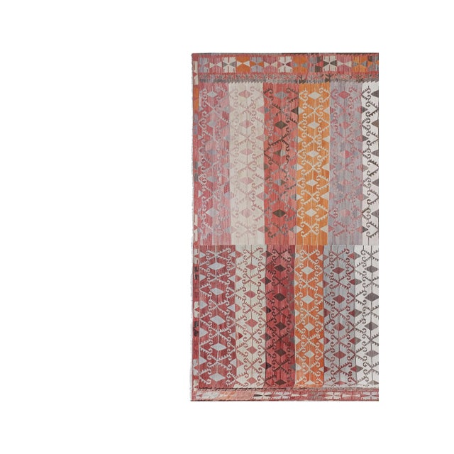 Mid-Century Modern 1960s Vintage Turkish Kilim Rug 10'5'' X 10'10'' For Sale - Image 3 of 12
