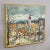 Vintage Oil Painting of a Bavarian Village, Alexander Michael 1973 A framed oil painting depicting the view to the...