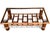 Wood Vintage Bamboo Coffee Table With Glass Top and Rattan Details For Sale - Image 7 of 10