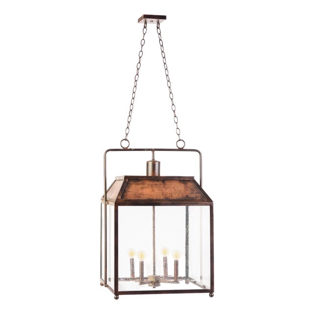 Square Yoked Lantern by Lowcountry Originals For Sale