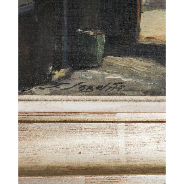 Ferdinand Jorwitz, The Little Greengrocer of Brussels, Mid-20th Century, Oil Painting For Sale - Image 4 of 10