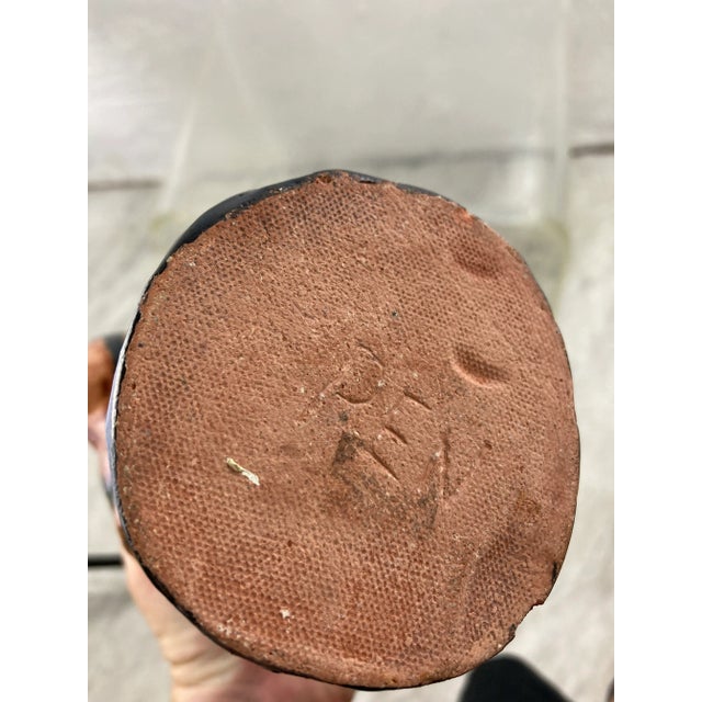 Ceramic Abstract Studio Pottery Vase For Sale - Image 7 of 8