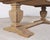 Country Italian Provincial Stripped Oak Trestle Dining Table 7 Ft For Sale - Image 11 of 18