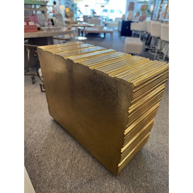 Global Views Global Views 2 Drawer Chest in Brass For Sale - Image 4 of 7