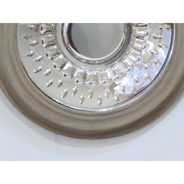 American Vintage Framed Engraved Glass Plate For Sale - Image 3 of 3