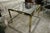 Hollywood Regency Vintage Design Institute of America DIA Brass Dining Table Game Table For Sale - Image 3 of 11