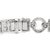 Metal Vintage Style 18k White Gold 5.05ctw Diamond Art Deco Cocktail Link Bracelet For Sale - Image 7 of 8