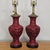 Mid 20th Century Mid-Century Chinese Hand-Carved Cinnabar Lacquer Table Lamps, Pair For Sale In San Francisco - Image 6 of 18