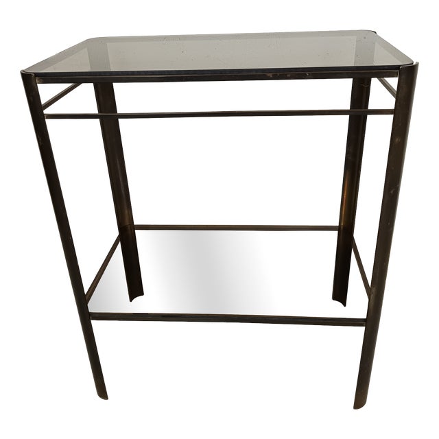 Gold Bronze Side Table, 1970s For Sale