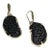 Mid Century Sterling 950 Silver and Hawaiian Lava Earrings - 2 Pieces For Sale