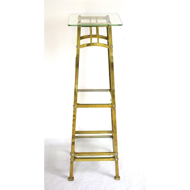 An outstanding plant stand from the Vienna Secession period. The quality of the craftsmanship points to the Viennese...