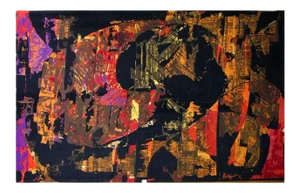 A Large Modernist Abstract Tapestry by Mathieu Mategot