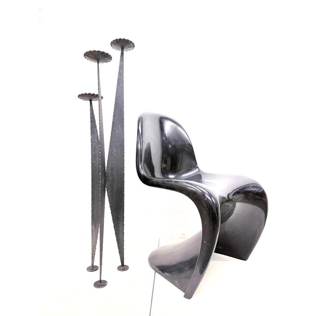 Mid-Century Modern Large Brutalist Candlestick, 1960s For Sale - Image 3 of 10