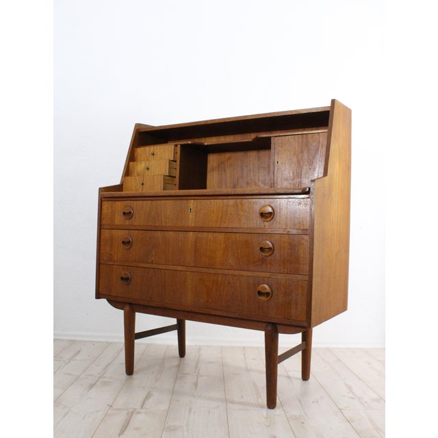 Mid-Century Modern Teak Secretaire, 1960 For Sale - Image 10 of 10