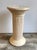 This striking vintage split reed rattan pedestal column adds versatility to any room as a pedestal for sculpture, a plant...