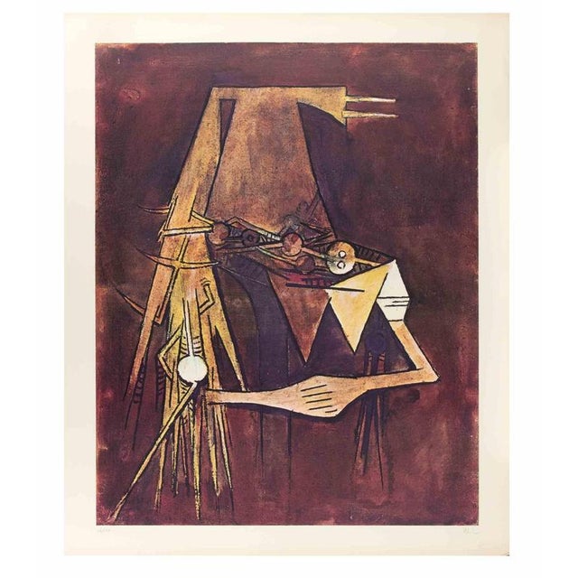 Untitled is a modern artwork realized by Wifredo Lam in 1970s. Mixed colored lithograph, realized after one of the...